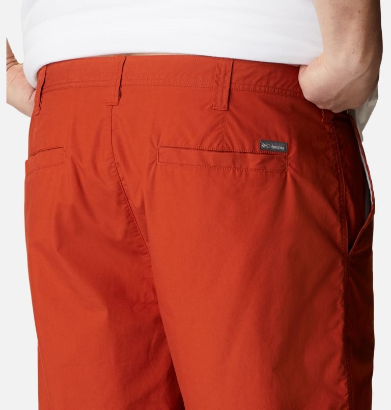 Men's Columbia Washed Out Shorts Orange | Plus Size CA-U6A3L